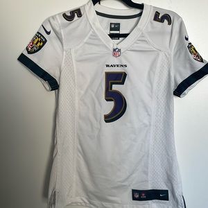 Ravens Flacco white jersey